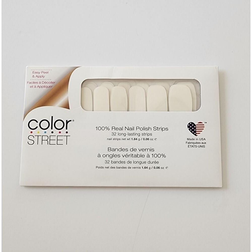 Color Street "Clear As Day" RETIRED Nail Polish Strips NEW/ SEALED